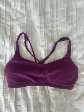 Purple Lululemon sports bra
